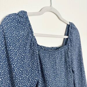 Abercrombie & Fitch Blue Floral Blouse